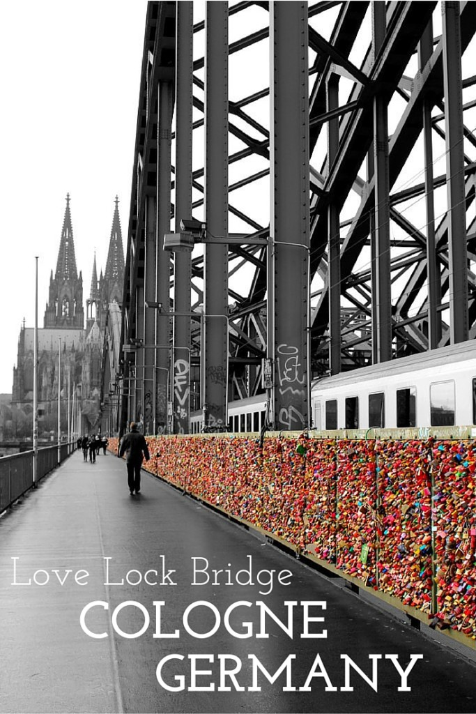 Love Lock Bridge in Cologne, Germany