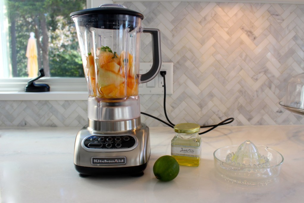 All the ingredients needed to blend the granita up