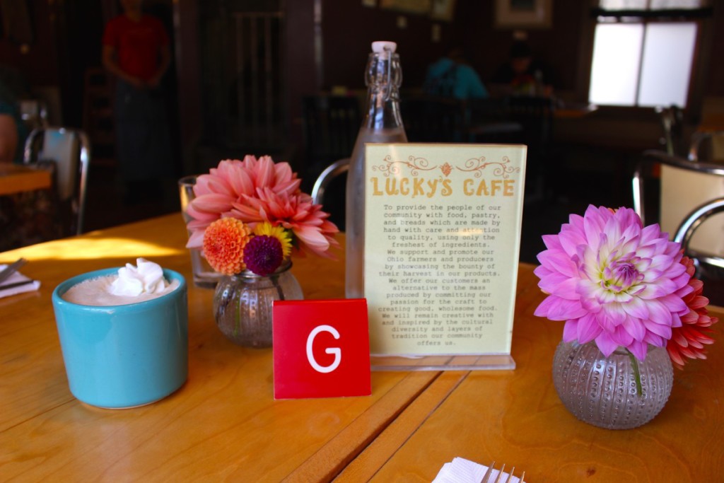 The BEST BRUNCH in Cleveland is at Lucky's Cafe. Read my blog to find out why and what to order!
