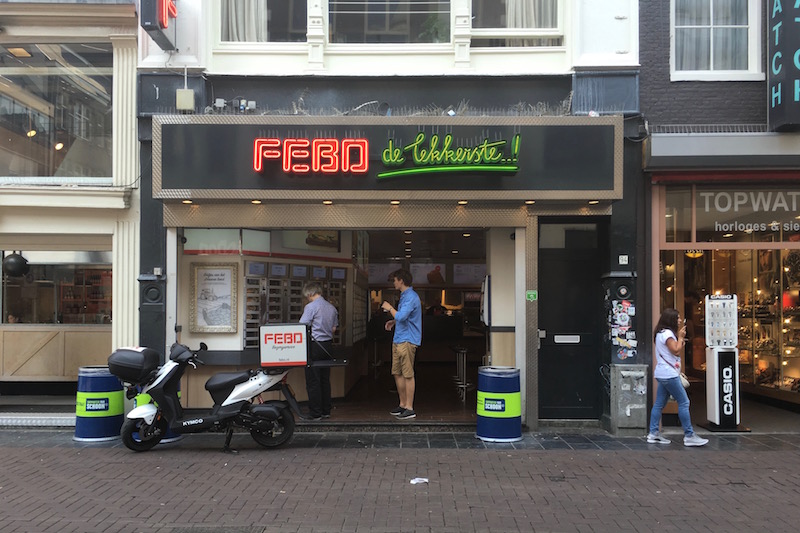 Febo an Amsterdam favorite for quick food and snacks