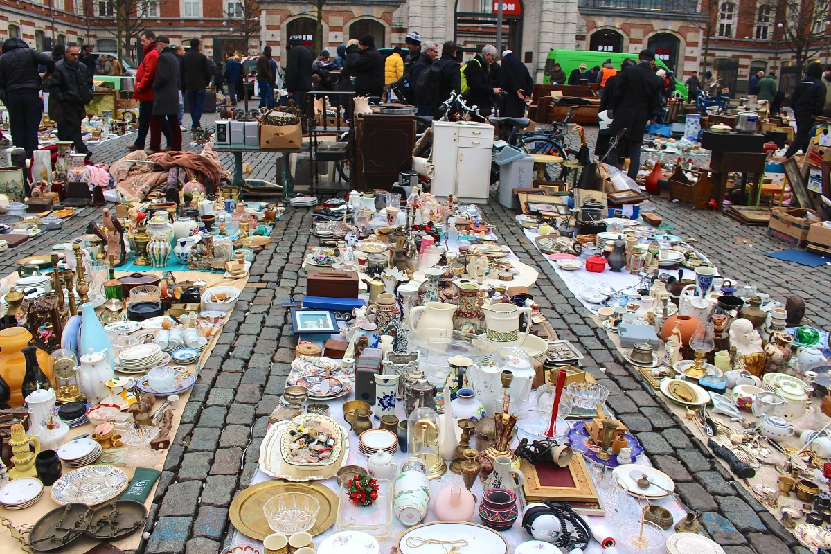 The Most Talked About Flea Market in Belgium is a must see! If you are in Brussels, make a stop at the Marolles Flea Market.