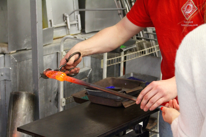 At the Thames Glass Glassblowing Studio and Gallery, you will find dedicated artists and glassmakers at work, sculpting and blowing some of New England's finest hand blown glass products. Stop in to try your hand at glass blowing today!