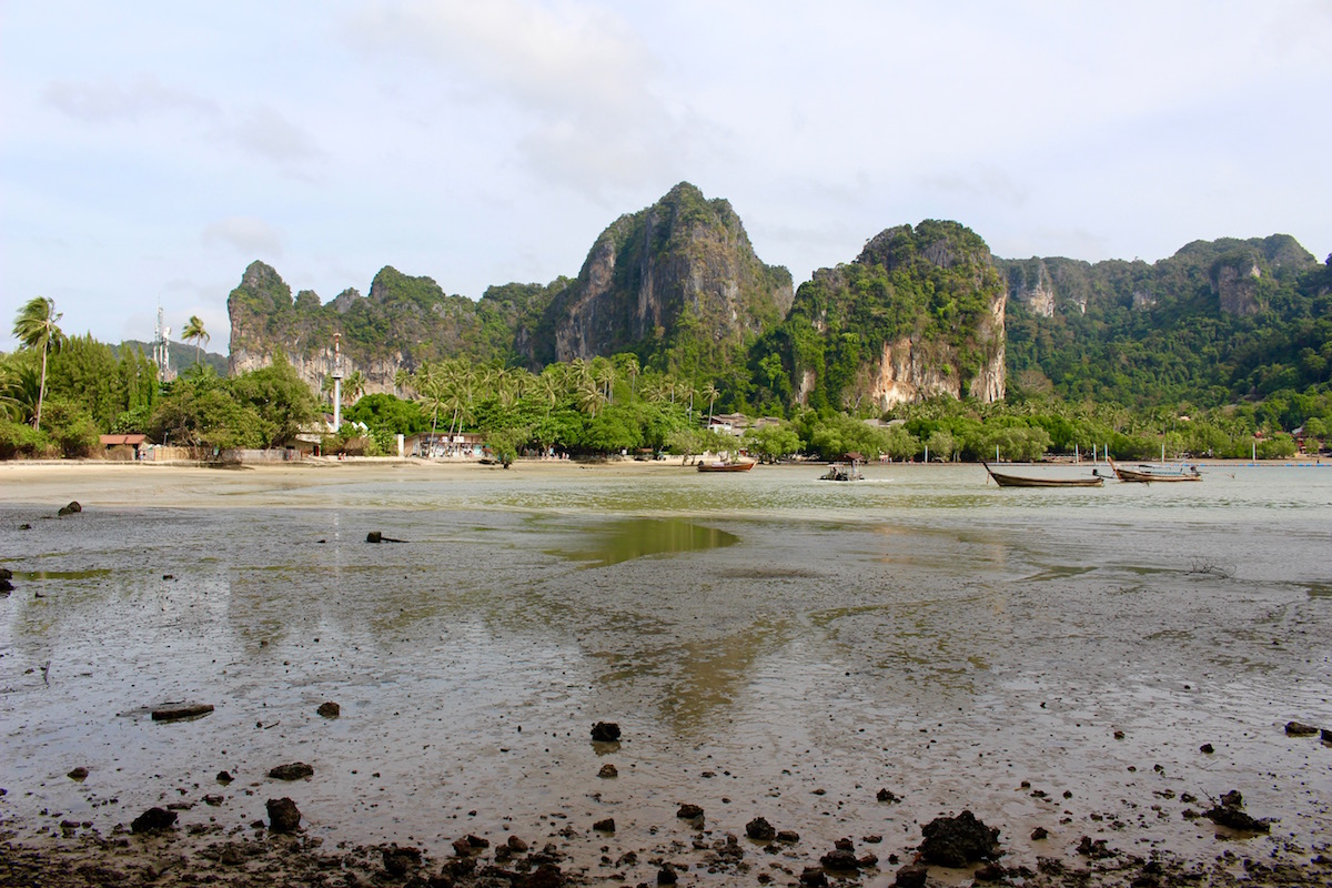 A nice view overlooking East Railay Beach in Thailand