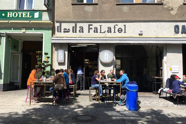 Dada Falafel has the best falafel in Berlin! This Mitte hotspot is a must. #Berlin #Falafel