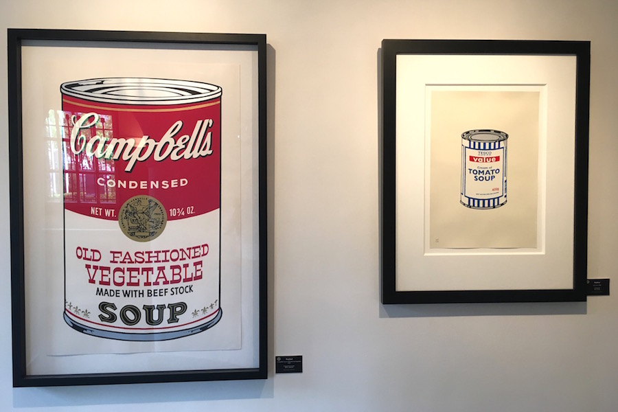 The opening exhibition at Moco Amsterdam Museum features street artist, Banksy, and pop artist, Andy Warhol side-by-side!