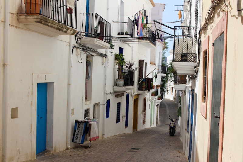 Ibiza's old town in photos.