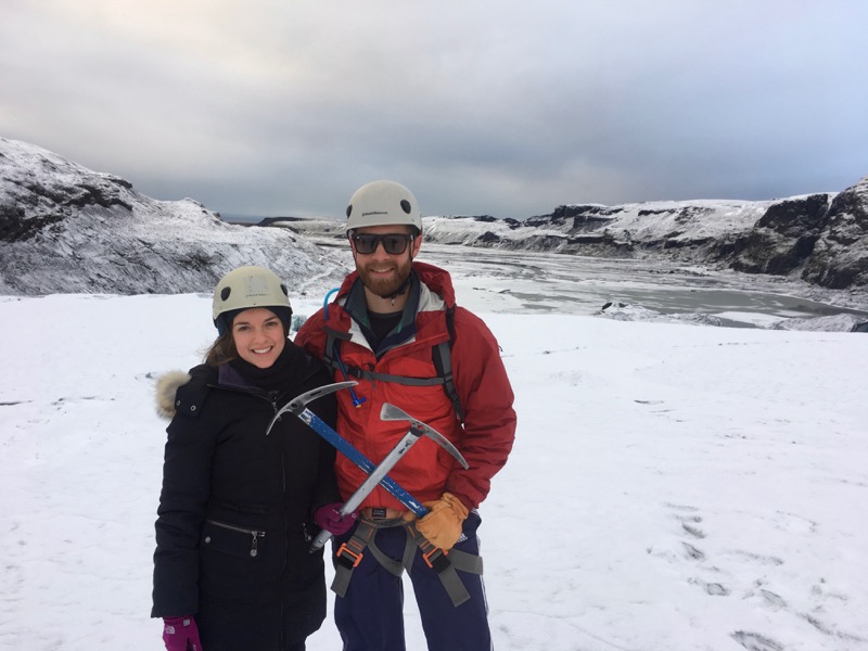 Going to Iceland without going glacier hiking is like going to Cancún without going to the beach - you've just gotta do it! #Iceland #Glaciers