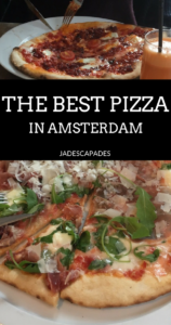 If you are looking for the best pizza in Amsterdam, La Perla's got it! This place is downright delicious and loved by tourists and locals alike. #pizza #amsterdam