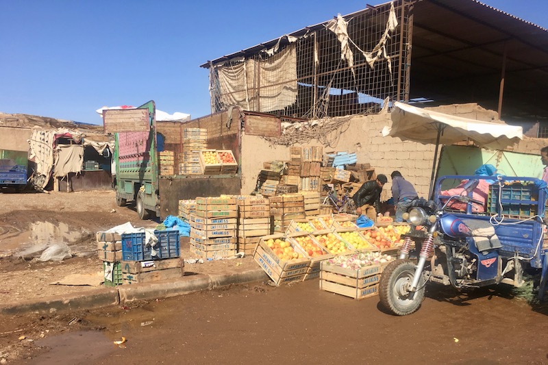 The Rissani market in Morocco