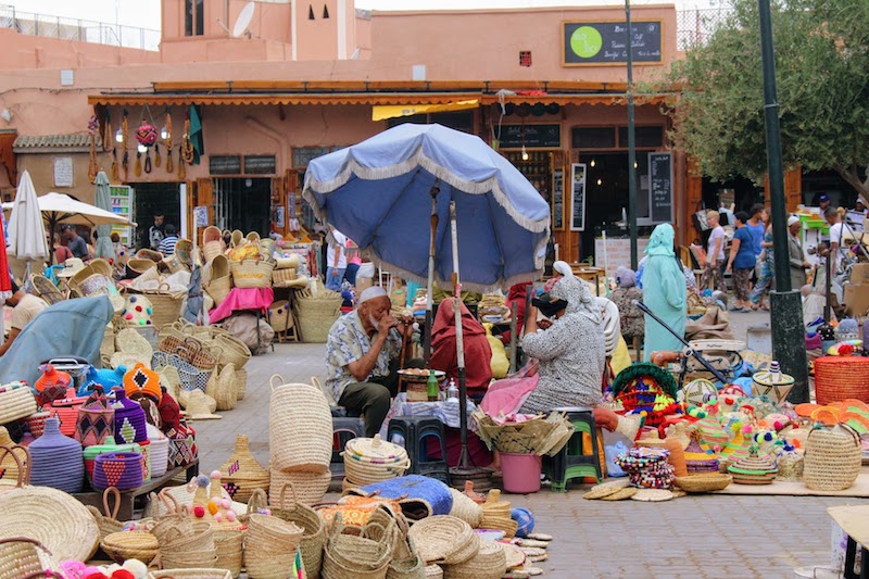 Marrakech shopping in the Medina