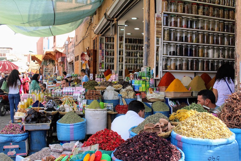 Marrakech shopping in the Medina