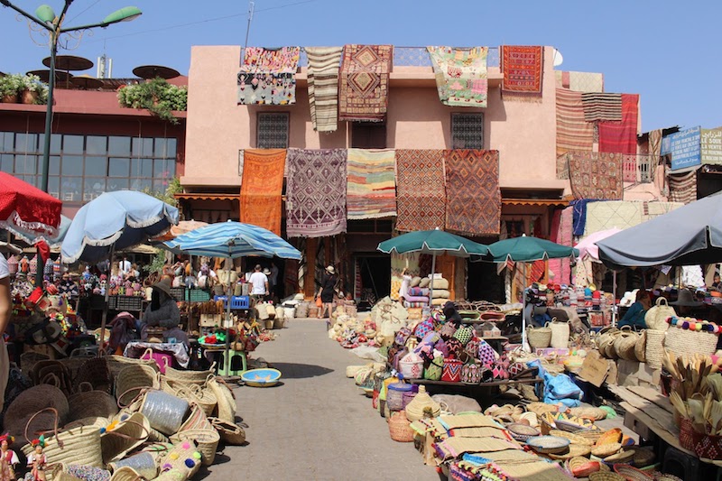 Marrakech shopping in the Medina