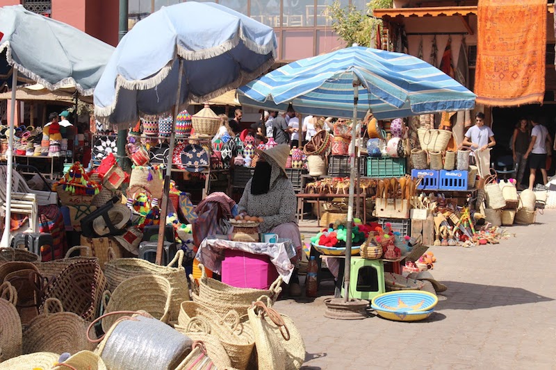 Marrakech shopping in the Medina