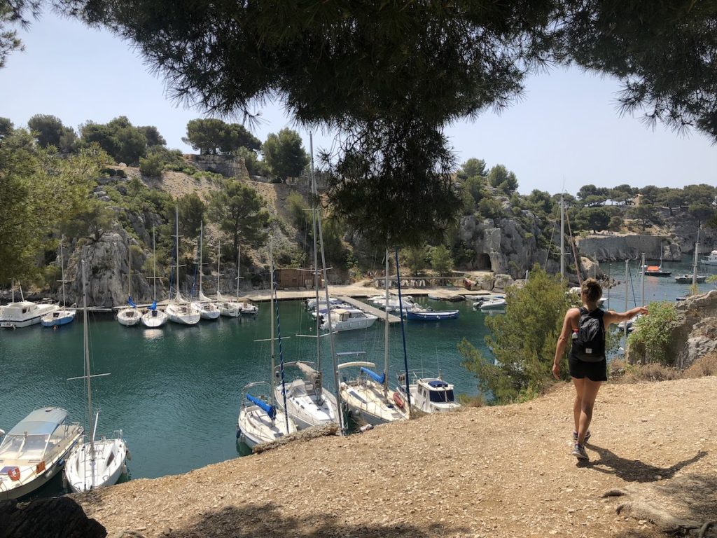 A hike along the Calanques, Port Miou in Cassis, France