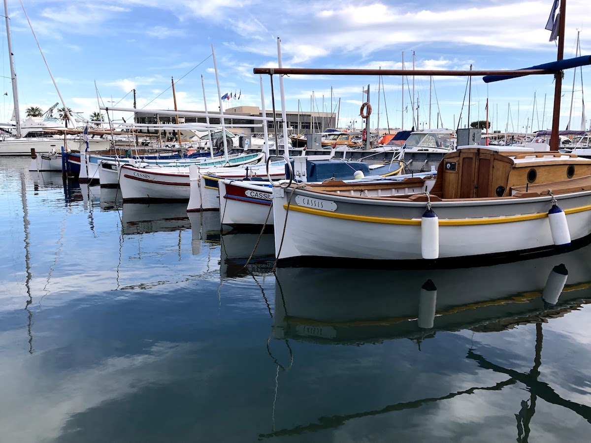 Fishing boats in Cassis, France