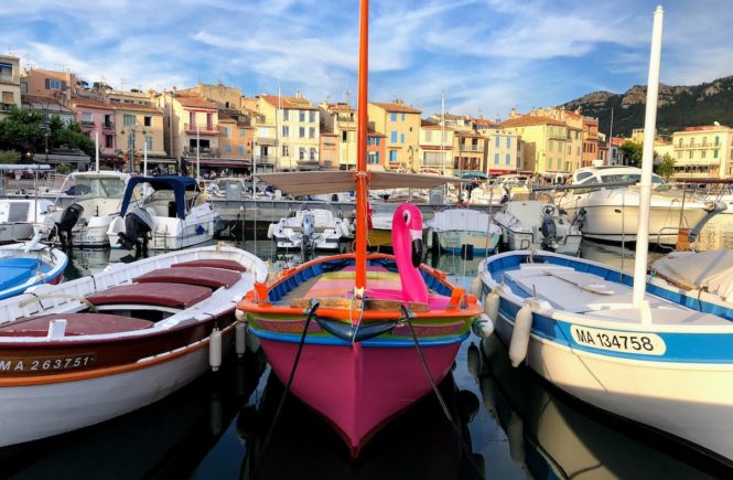 The colorful fishing port of Cassis, France