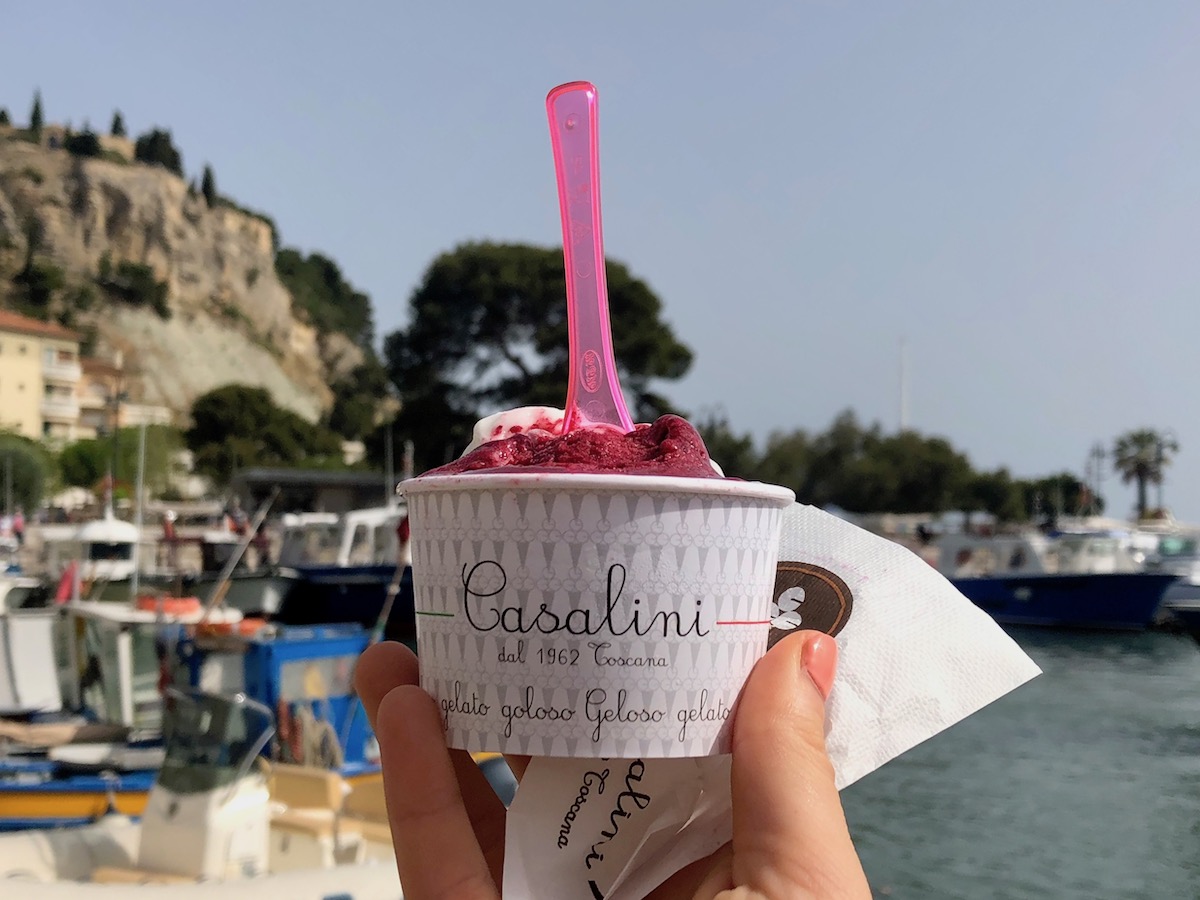 Ice cream from Casalini, Cassis, France