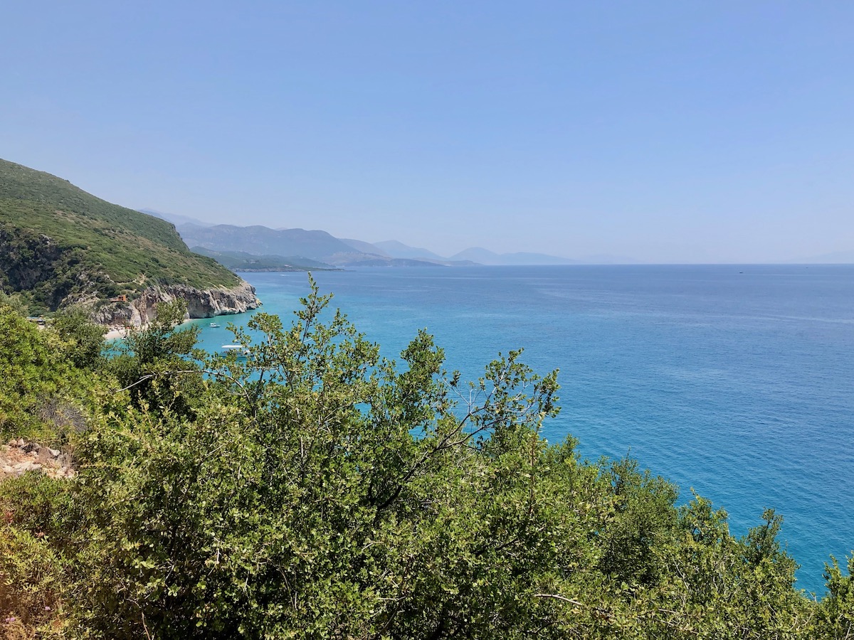The approach to Gjipe beach, Albania