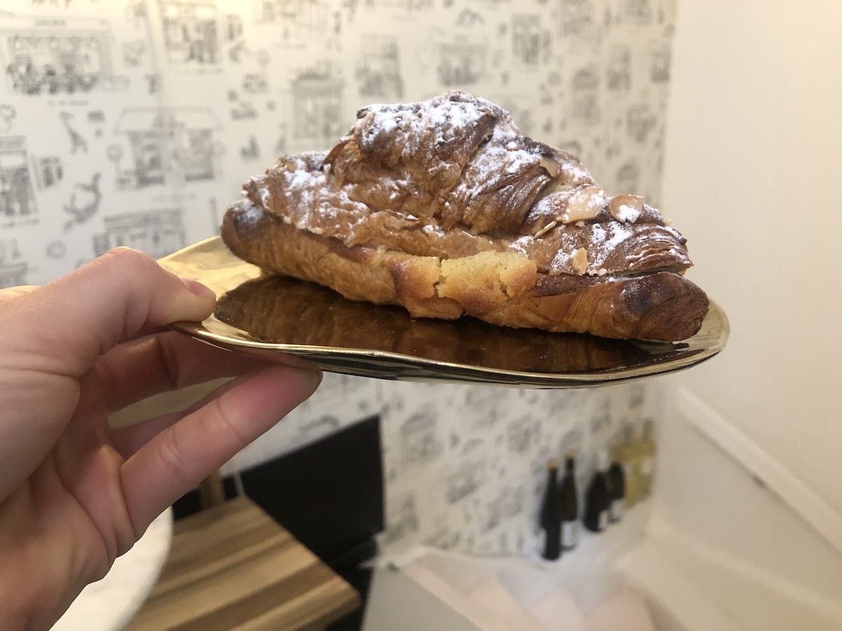 The best almond croissant outside of France can be found at Le Petit Deli in Amsterdam
