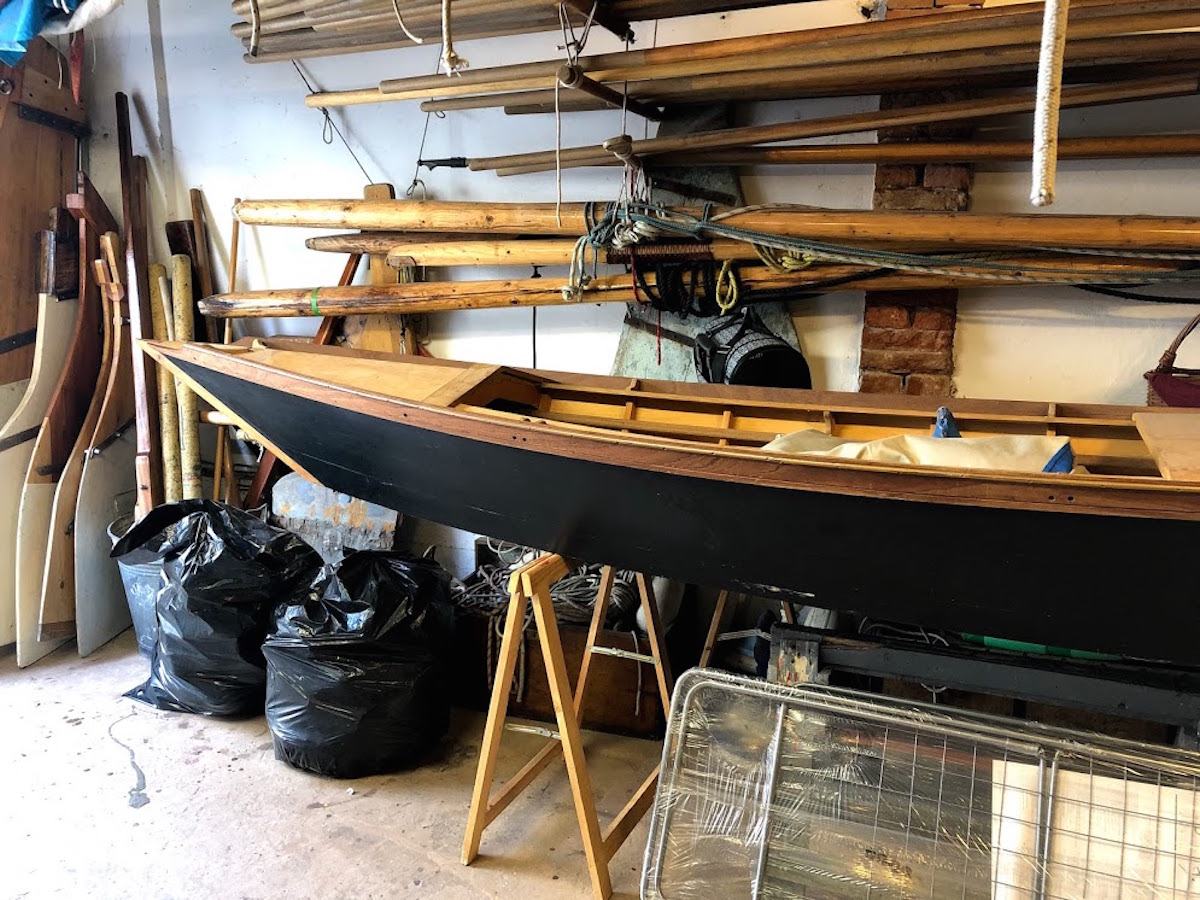 The boat restoration workshop in Cannaregio, Venice