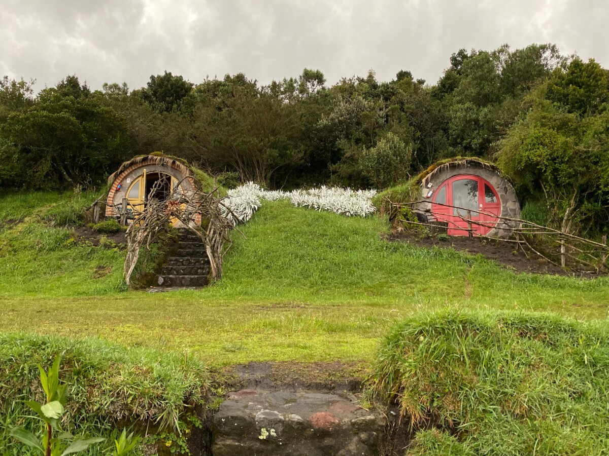 Hobbit homes at Secret Garden Cotopaxi