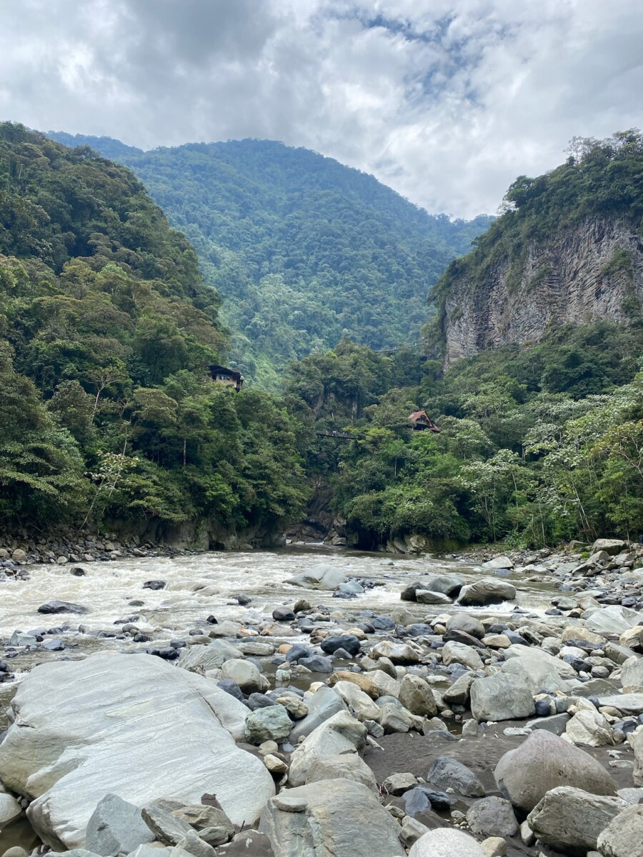 River by Cascada del Pailon del Diablo