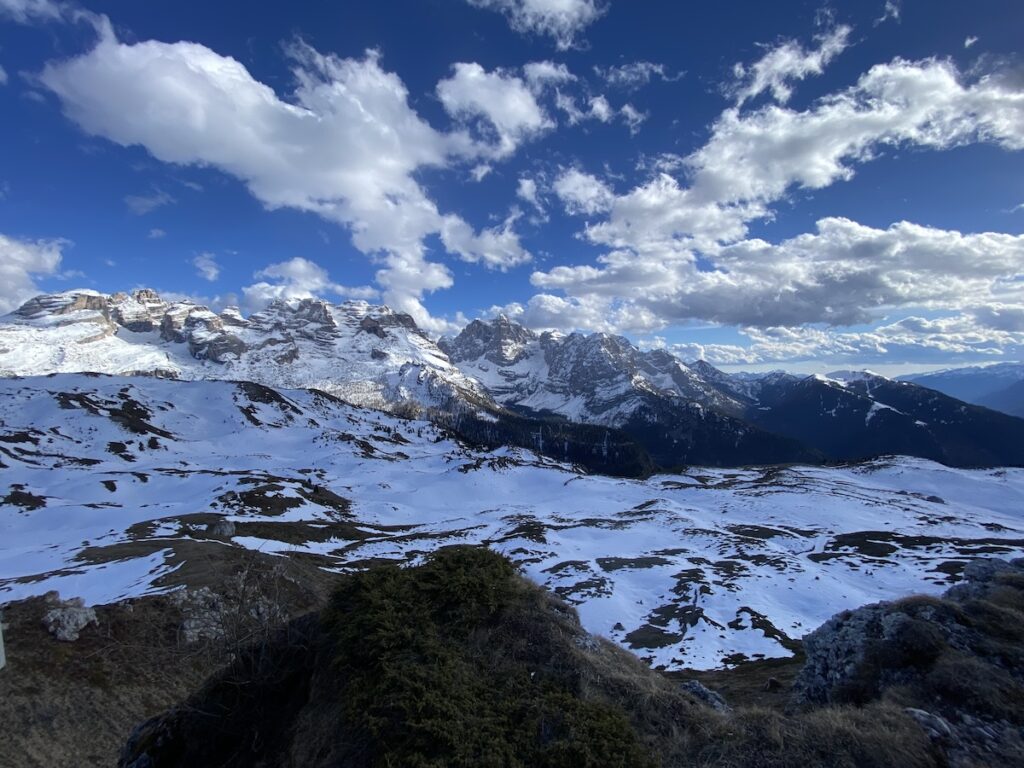 A view of the mountains in Madonna di Campiglio