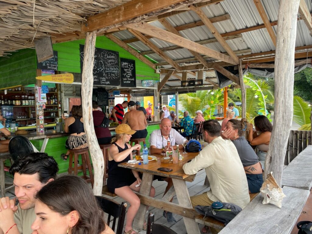 The Pelican Sunset Bar during happy hour
