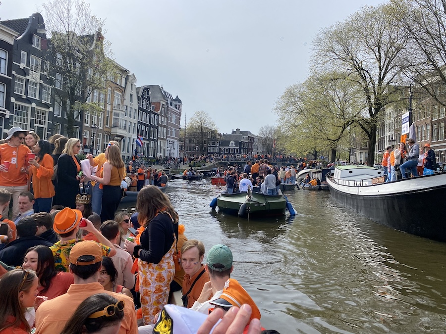 A boat ride on King's Day