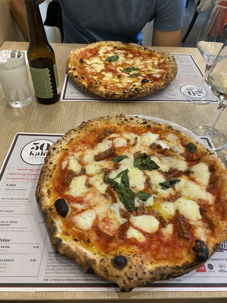 50 Kalo pizza in Naples, Italy
