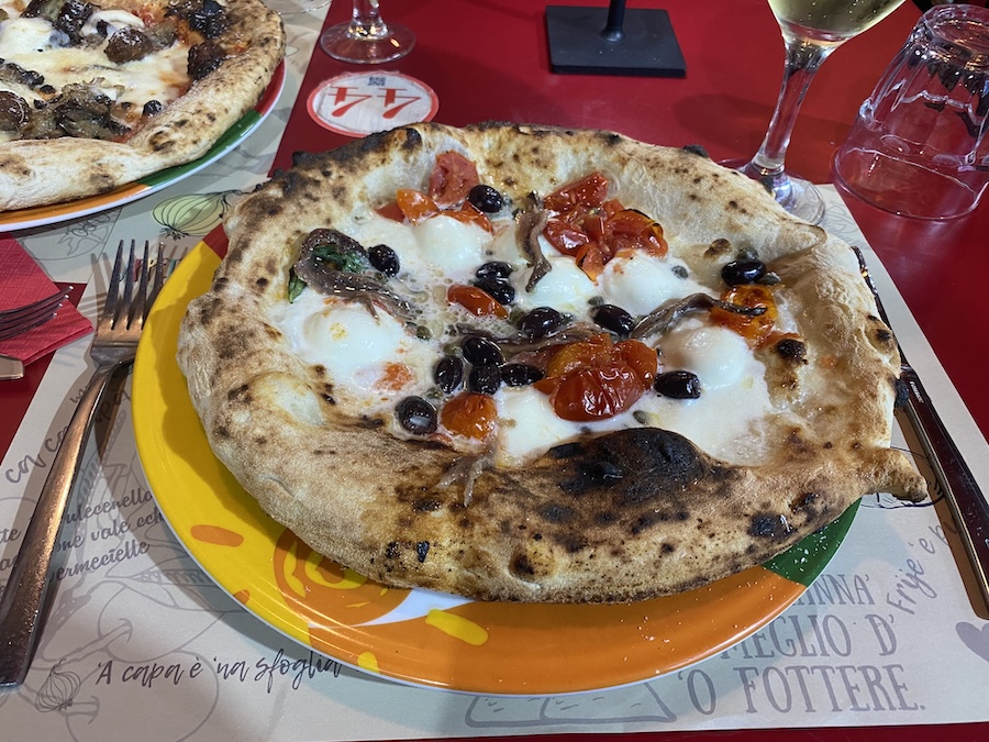 Pizza for dinner in Naples