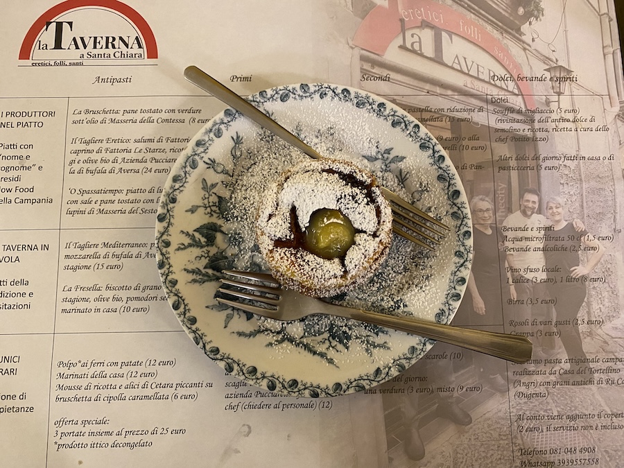 Dessert at Taverna di Santa Chiara