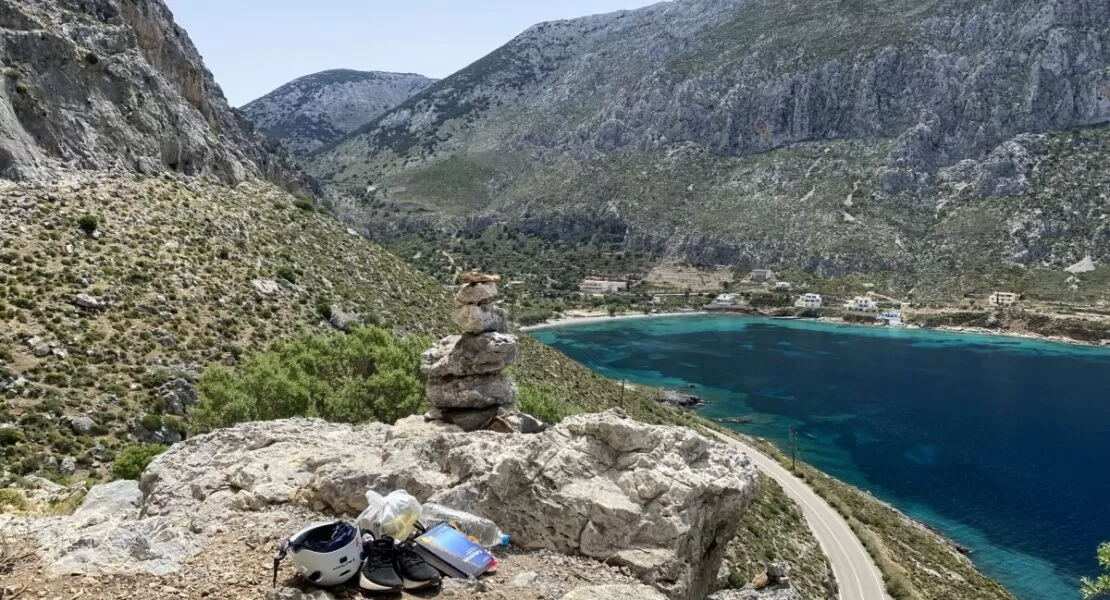 What to pack for Kalymnos, view in distance.